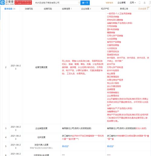 花西子關(guān)聯(lián)公司注冊資本增至5000萬,經(jīng)營范圍新增食用農(nóng)產(chǎn)品零售